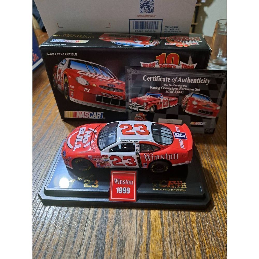 Vintage Racing Champion Jimmy Spencer Winston No Bull Die Cast Nascar Race Car